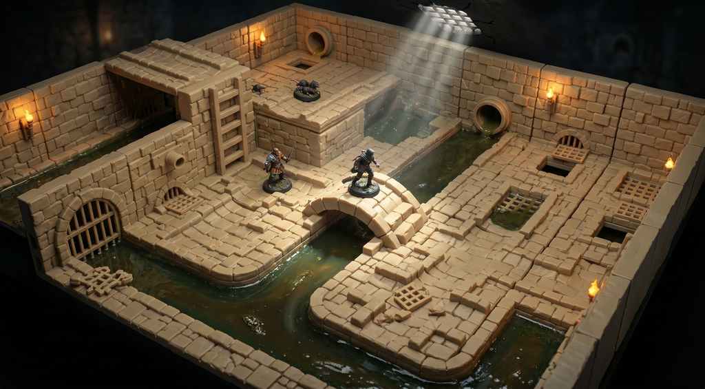 Modular Sewer Tileset