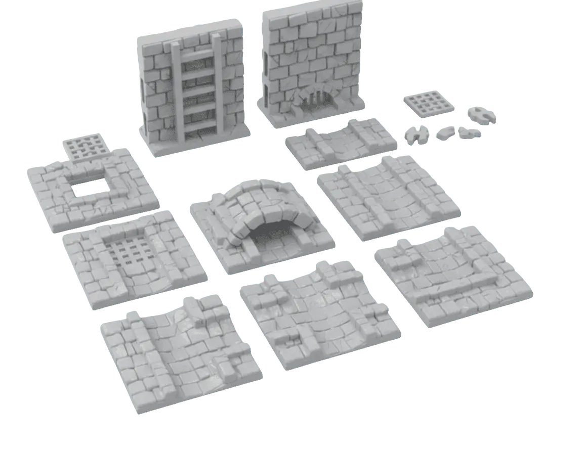 Sewer Tileset Painted