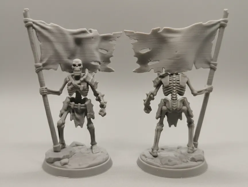Skeleton Flag Bearer